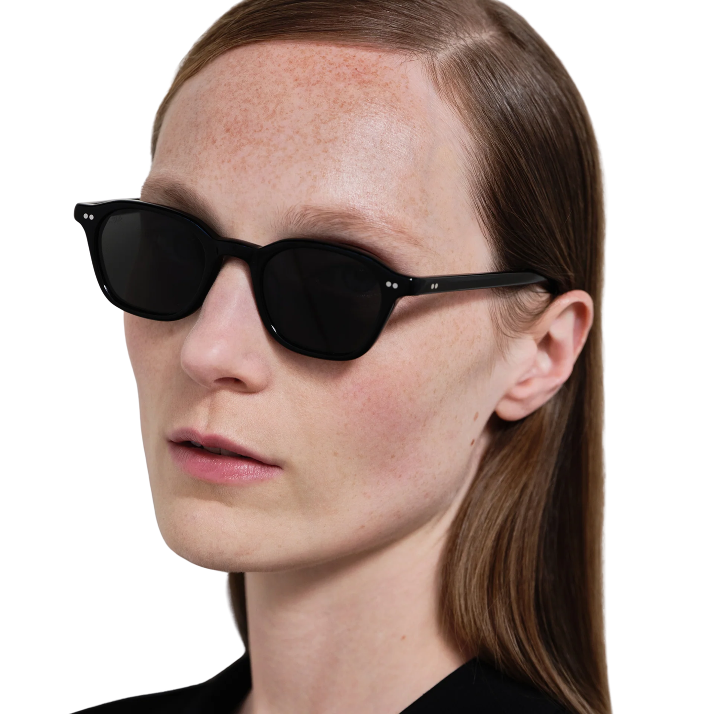 Akila A2619 unisex semi-square acetate sunglasses with a premium full-rim designer frame.