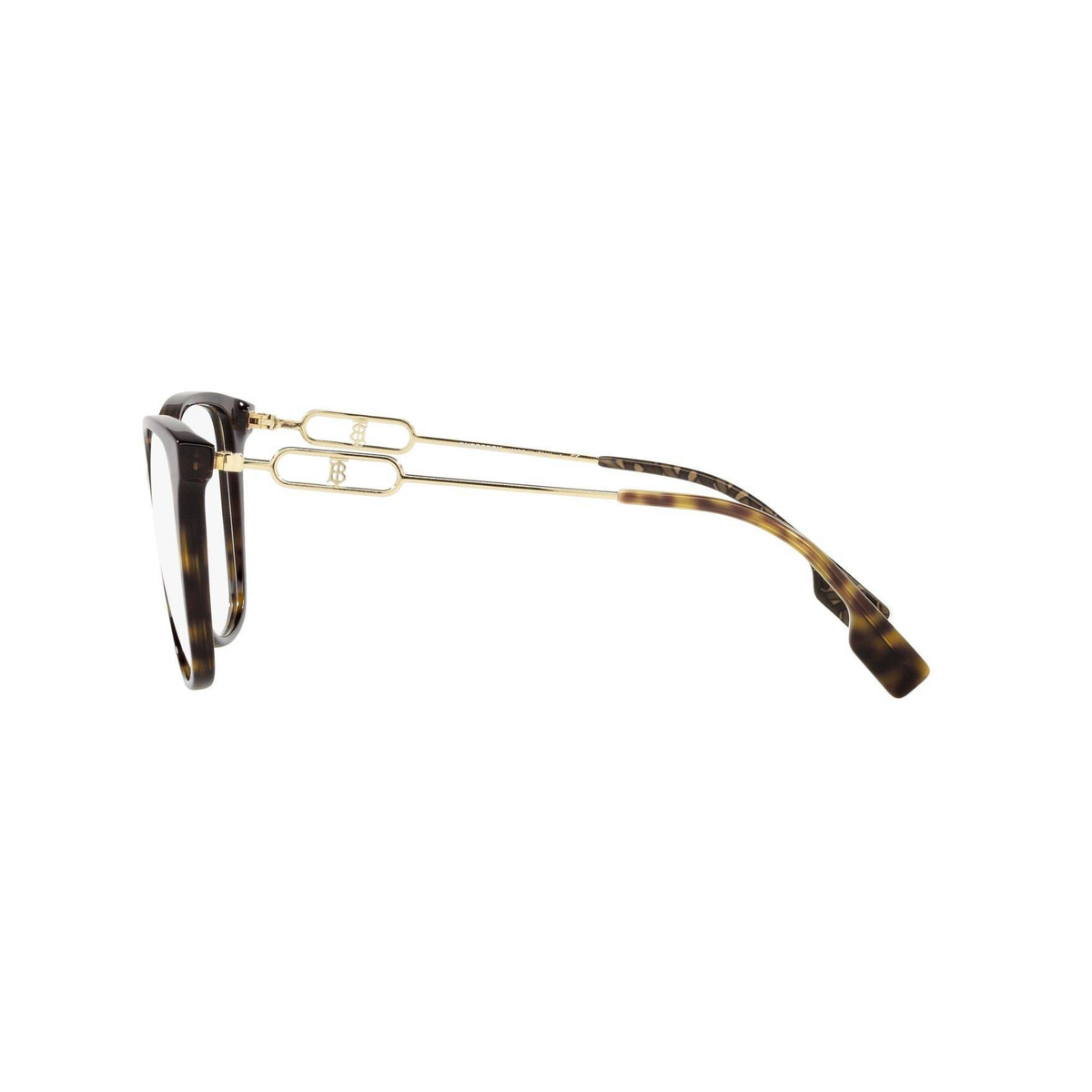 Burberry BE2336 womens acetate metal square full-rim optical frame three-quarter view