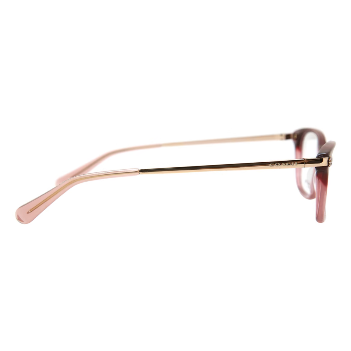 Coach HC6142 women acetate rectangle full rim optical frame three quarter