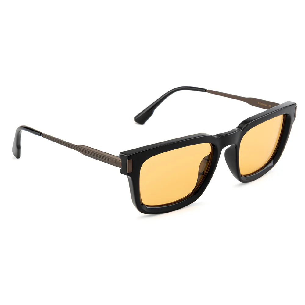 C5Black David Jones DJ0025-44 unisex square sunglasses with lightweight full-rim design