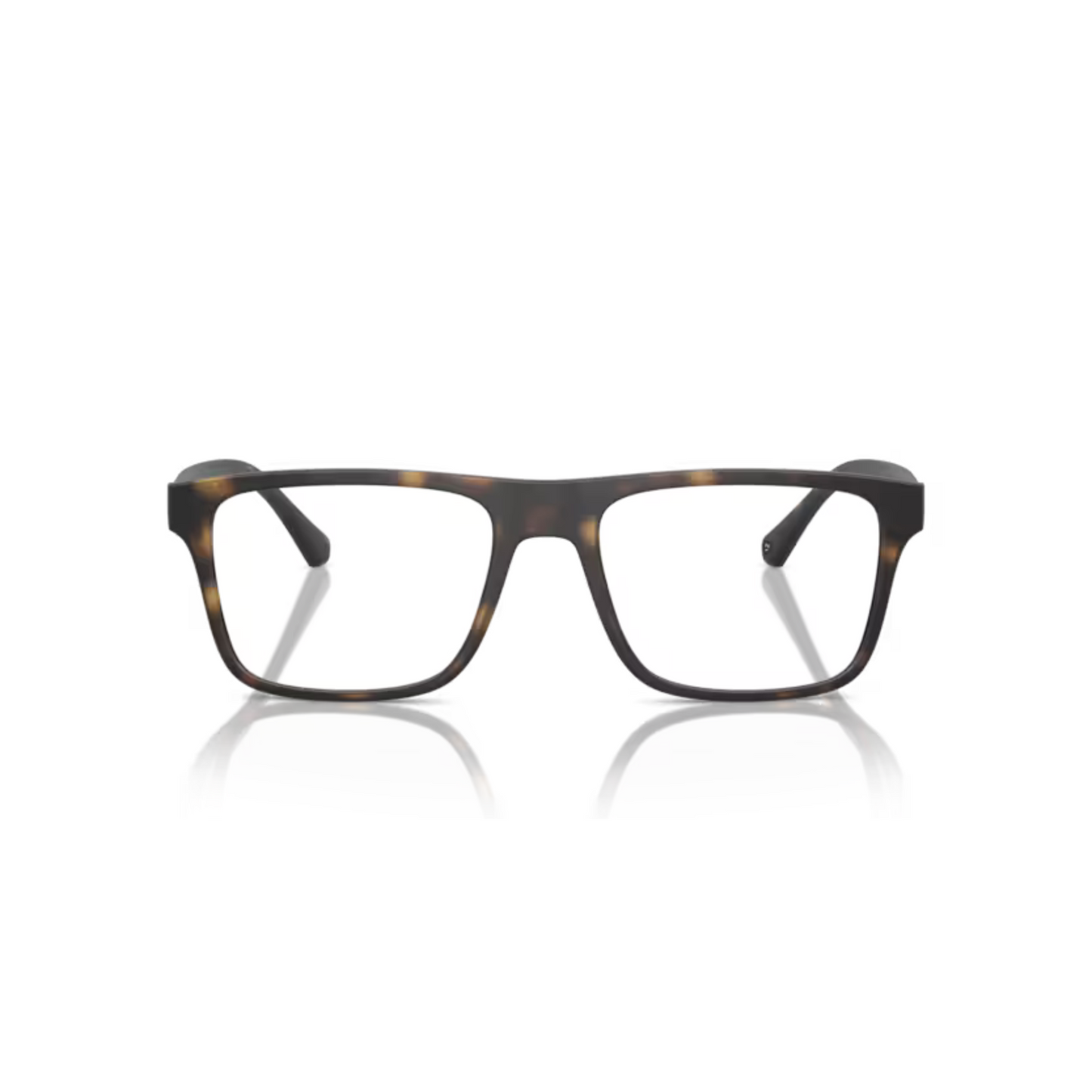 MatteHavana/50891W Emporio Armani EA4115 clip-on rectangle sunglasses