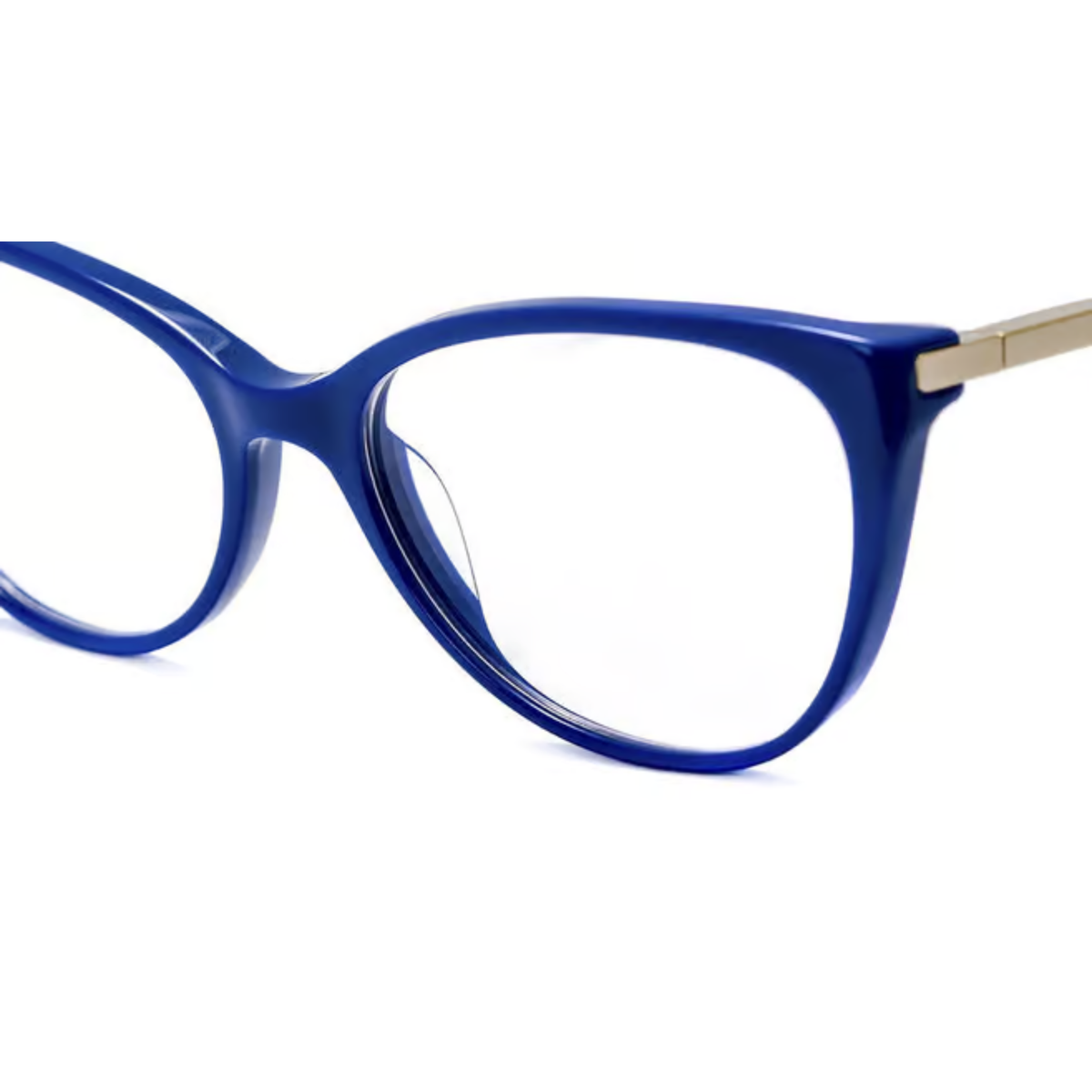 Etnia Barcelona Baton Rouge BLGD women acetate metal cat-eye optical frame three-quarter view