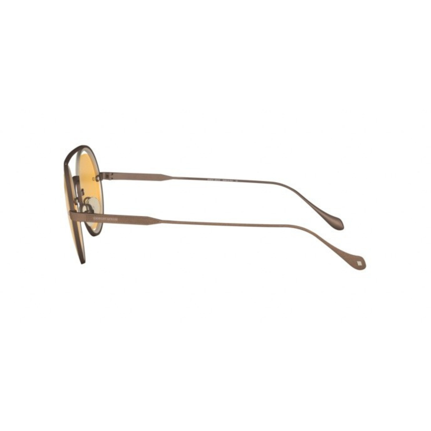 Giorgio Armani AR6085 unisex metal round full-rim sunglasses three-quarter view