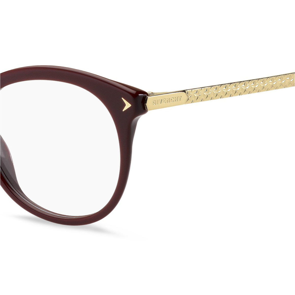 Givenchy GV0080 womens acetate cat eye optical frame three quarter view