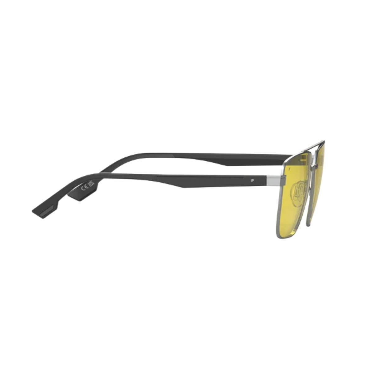 Intense Focus Classic 8 unisex metal rectangle sunglasses side profile