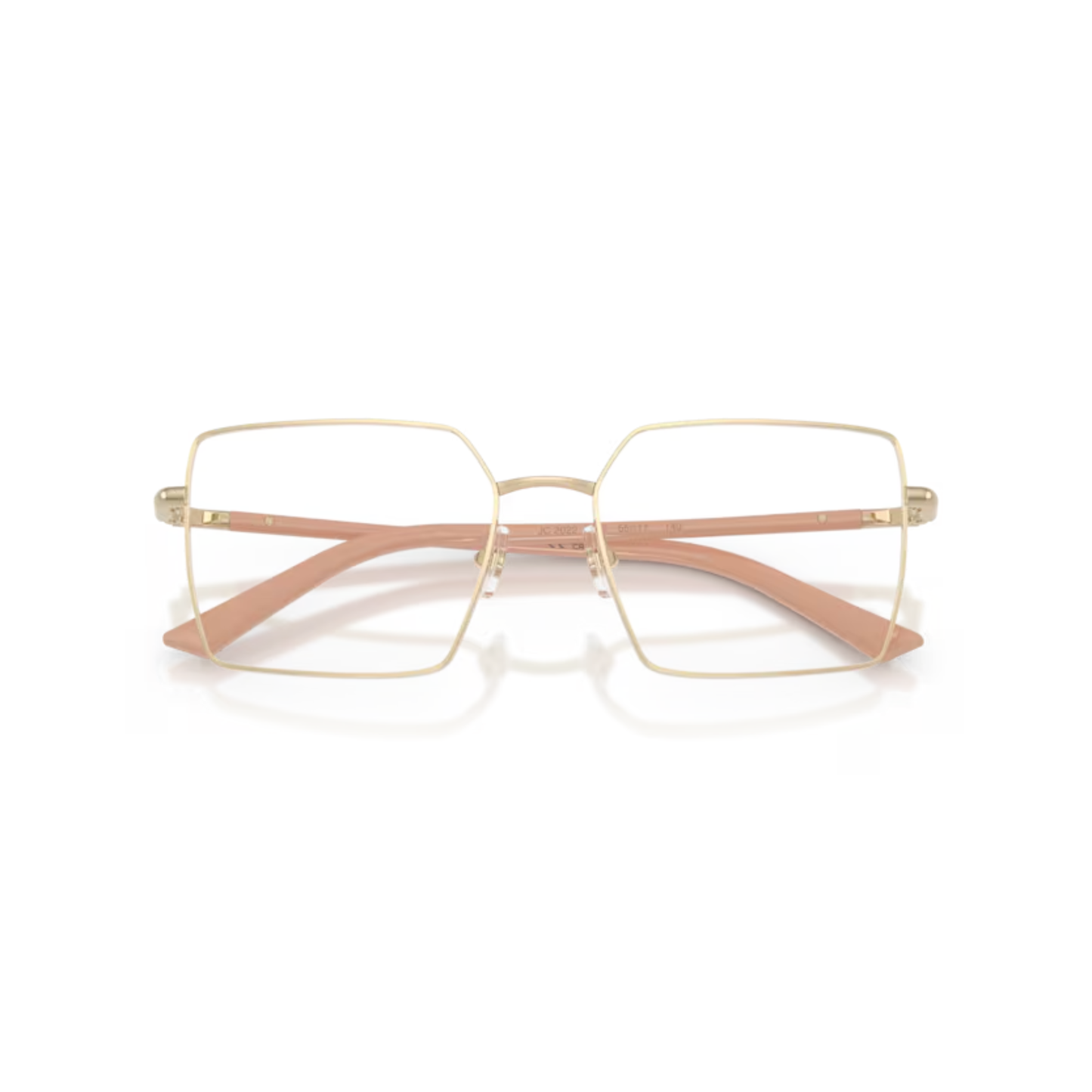 Jimmy Choo JC2022 women’s square metal eyeglasses with luxury lightweight designer styling