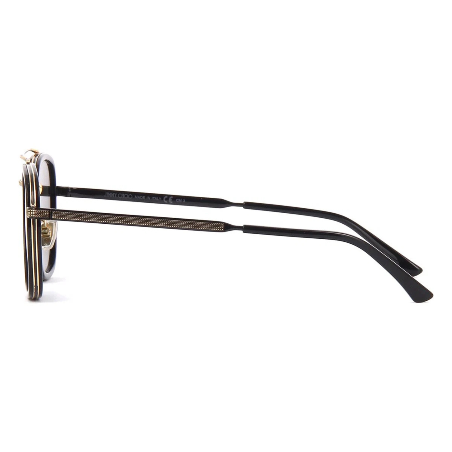 Jimmy Choo JOHN/S unisex square metal sunglasses featuring a premium full-rim designer frame.