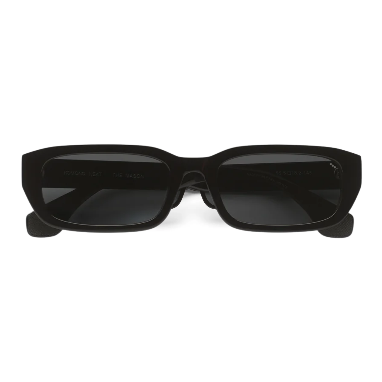 Komono Mason Black Sunglasses Brand Detail View