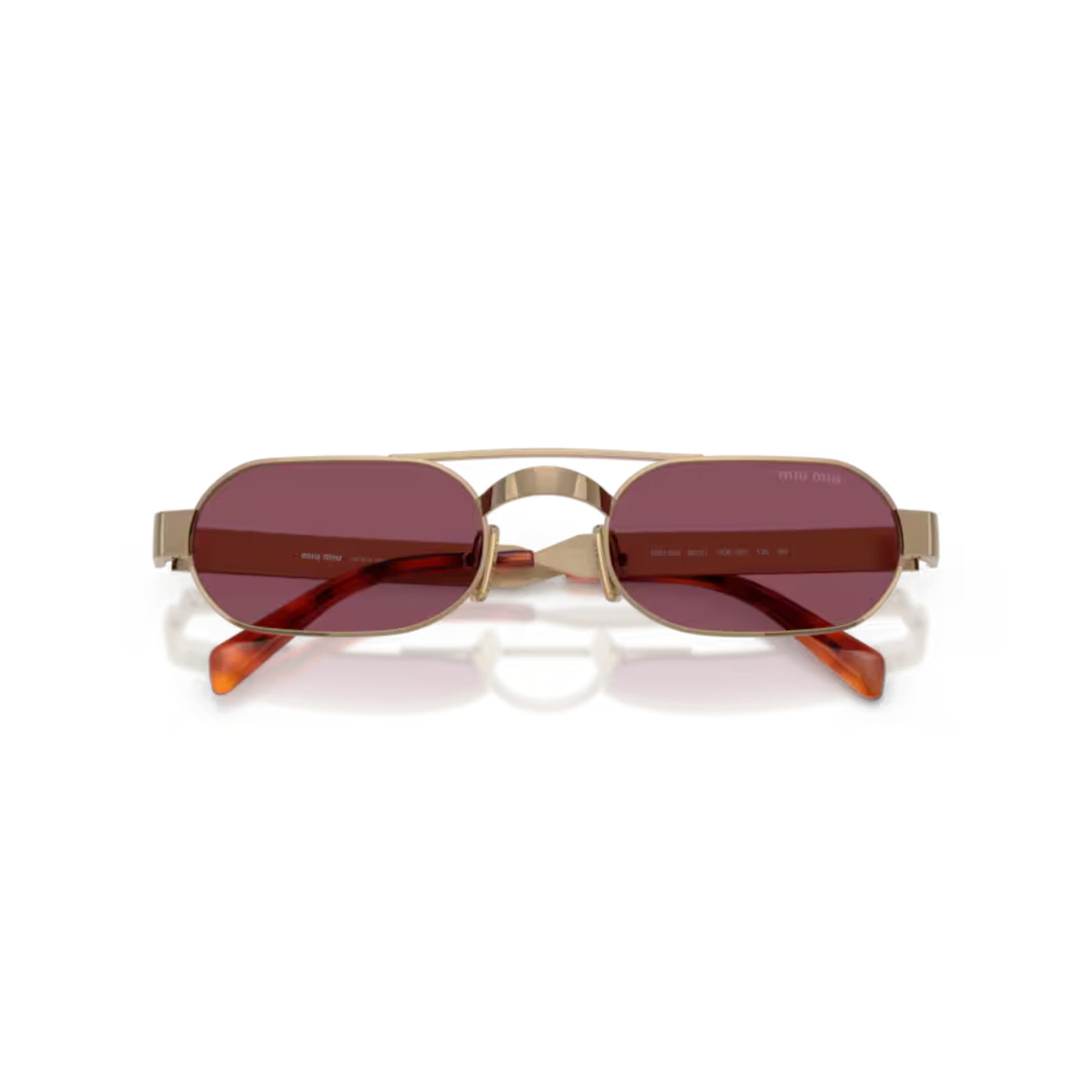 Miu Miu MUB52S women's navigator sunglasses featuring premium Italian craftsmanship and a luxury designer silhouette.