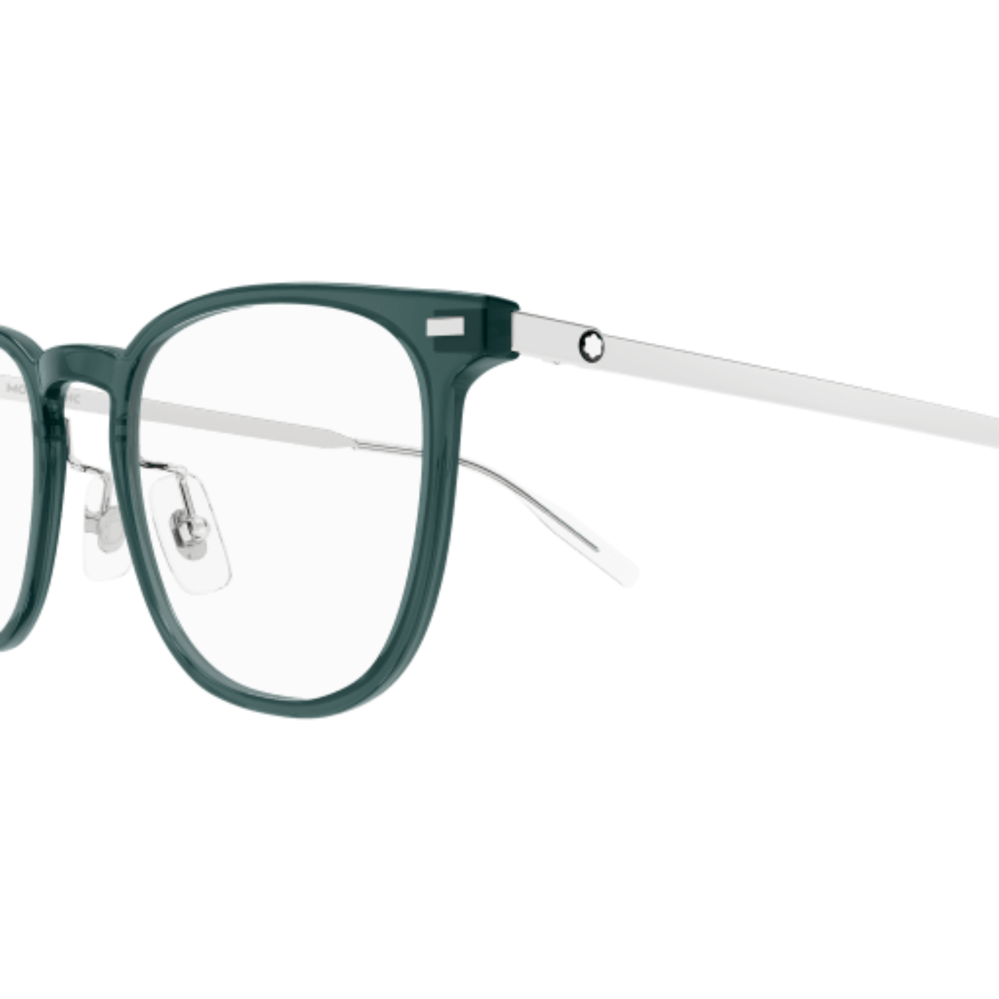 Montblanc MB0393ON 002 Square optical frame front view in acetate
