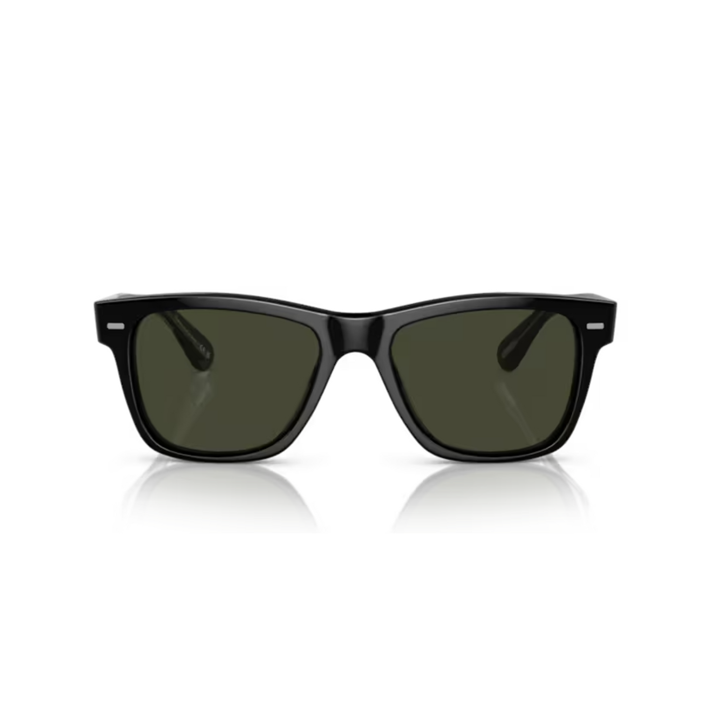 Oliver Peoples OV5393SU Black Square Polarized Sunglasses With G15 Lenses
