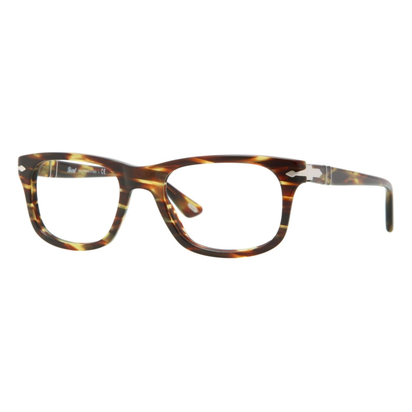 Persol PO3029V unisex square acetate optical frame featuring premium Italian craftsmanship and timeless designer styling.