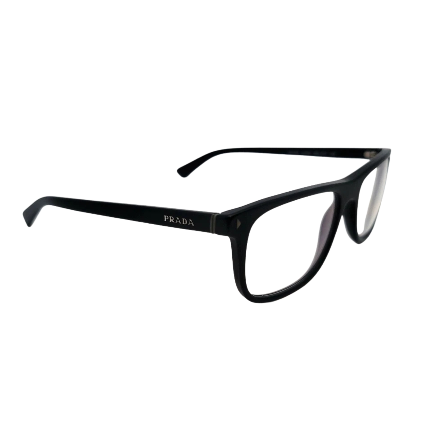 Prada VPR 03R rectangle full-rim designer eyeglasses in premium Italian eyewear style