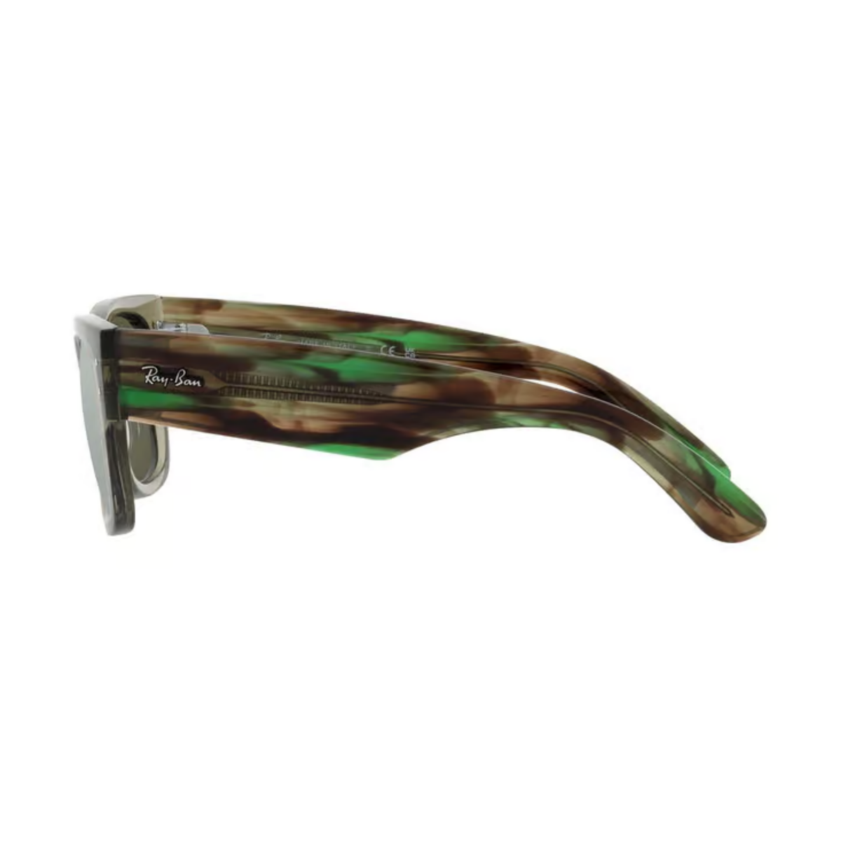 Ray-Ban RB0840S unisex propionate square sunglasses side profile
