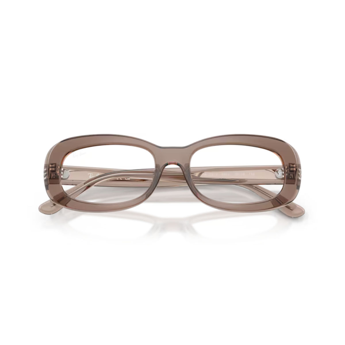Ray-Ban RB2221V 8457 women's propionate oval full-rim optical frame front view