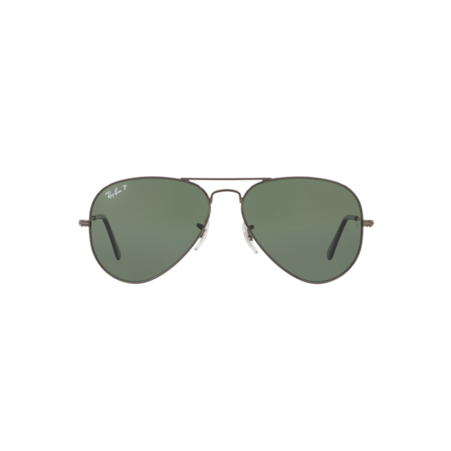 Ray-Ban RB3025I unisex metal aviator sunglasses front view, pilot shape