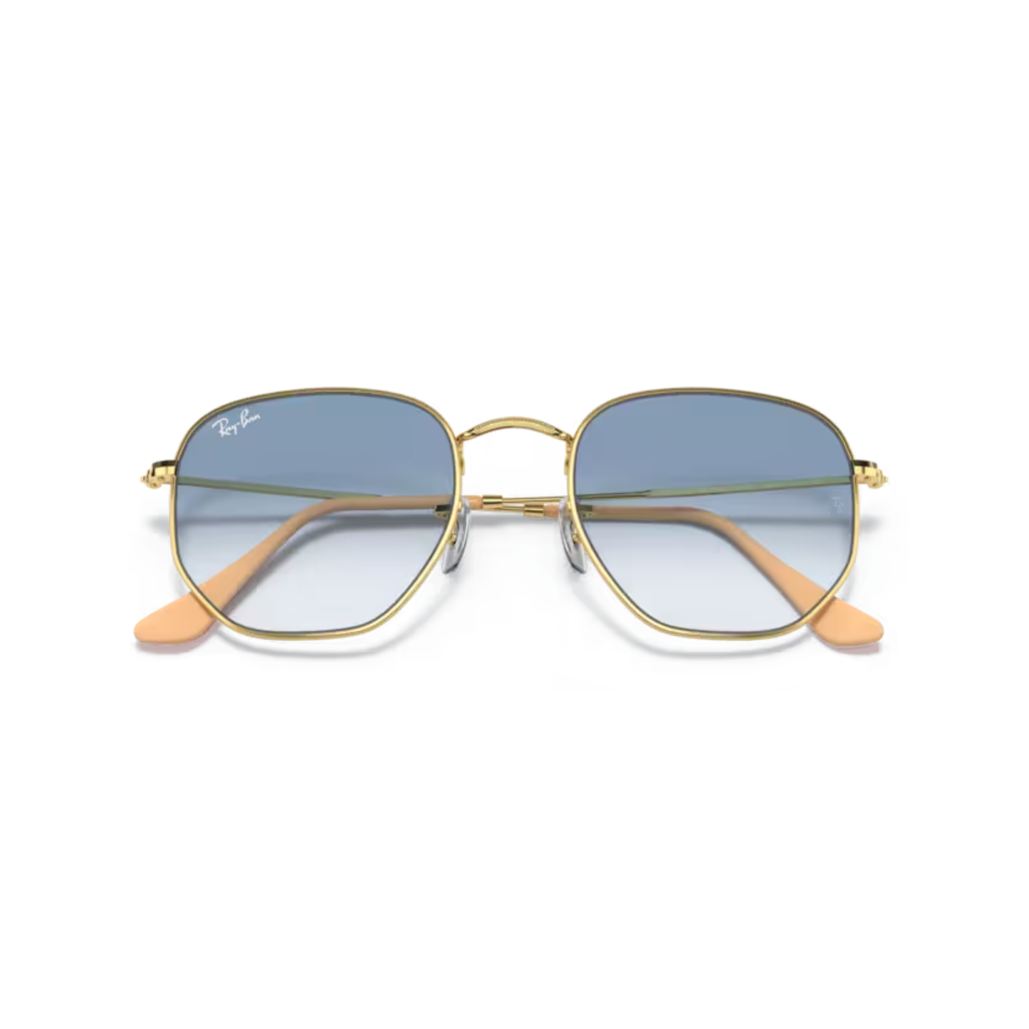 Ray-Ban RB3548 Hexagonal Metal Sunglasses Front View