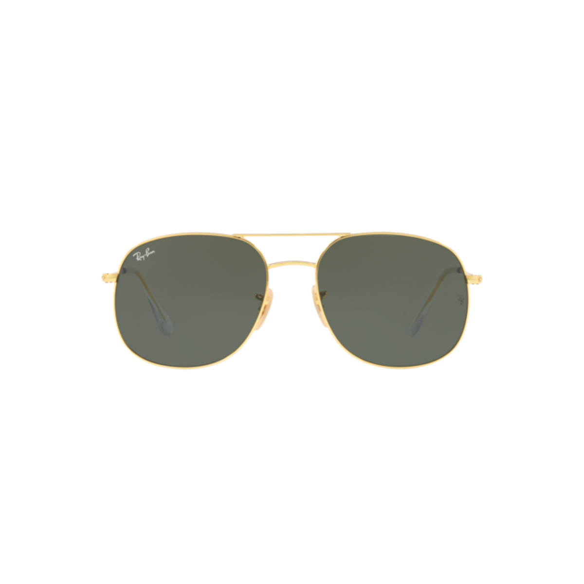 Ray-Ban RB3599I 001/31 unisex metal square sunglasses front view