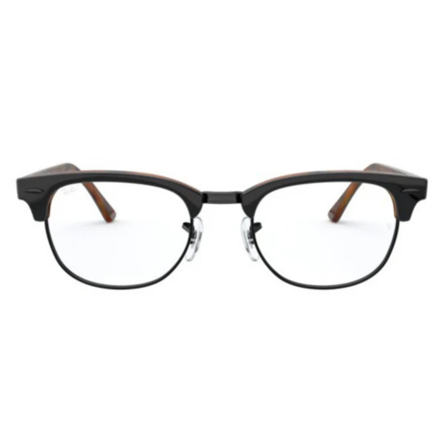 Ray-Ban RB5154 Clubmaster unisex optical frame featuring an iconic browline design with premium craftsmanship for everyday prescription eyewear. front view