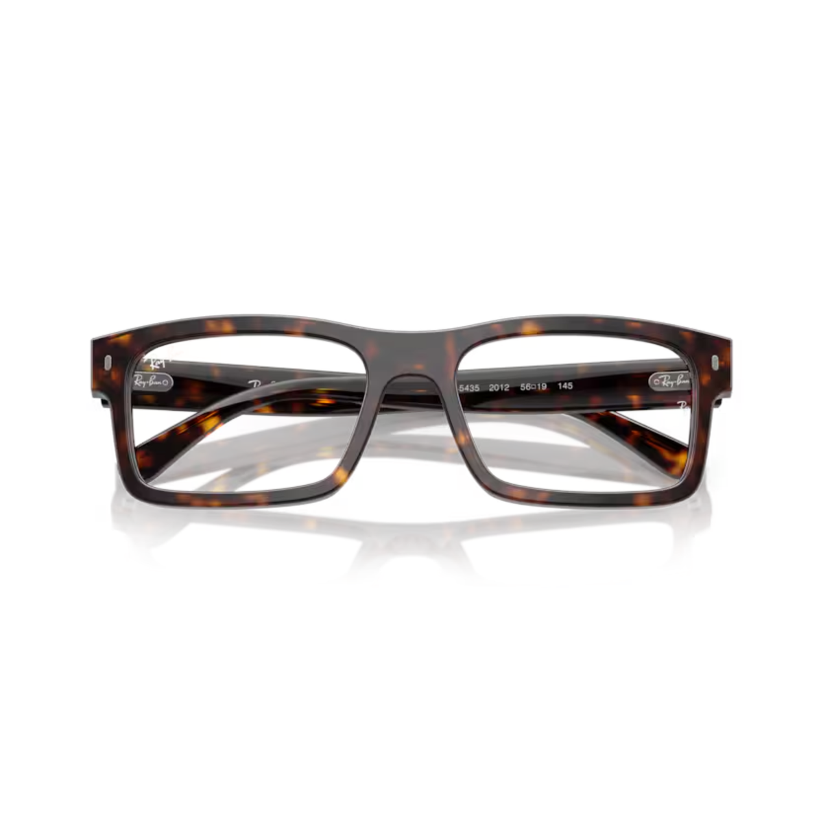 Ray-Ban RB5435 unisex acetate rectangle full-rim optical frame front view