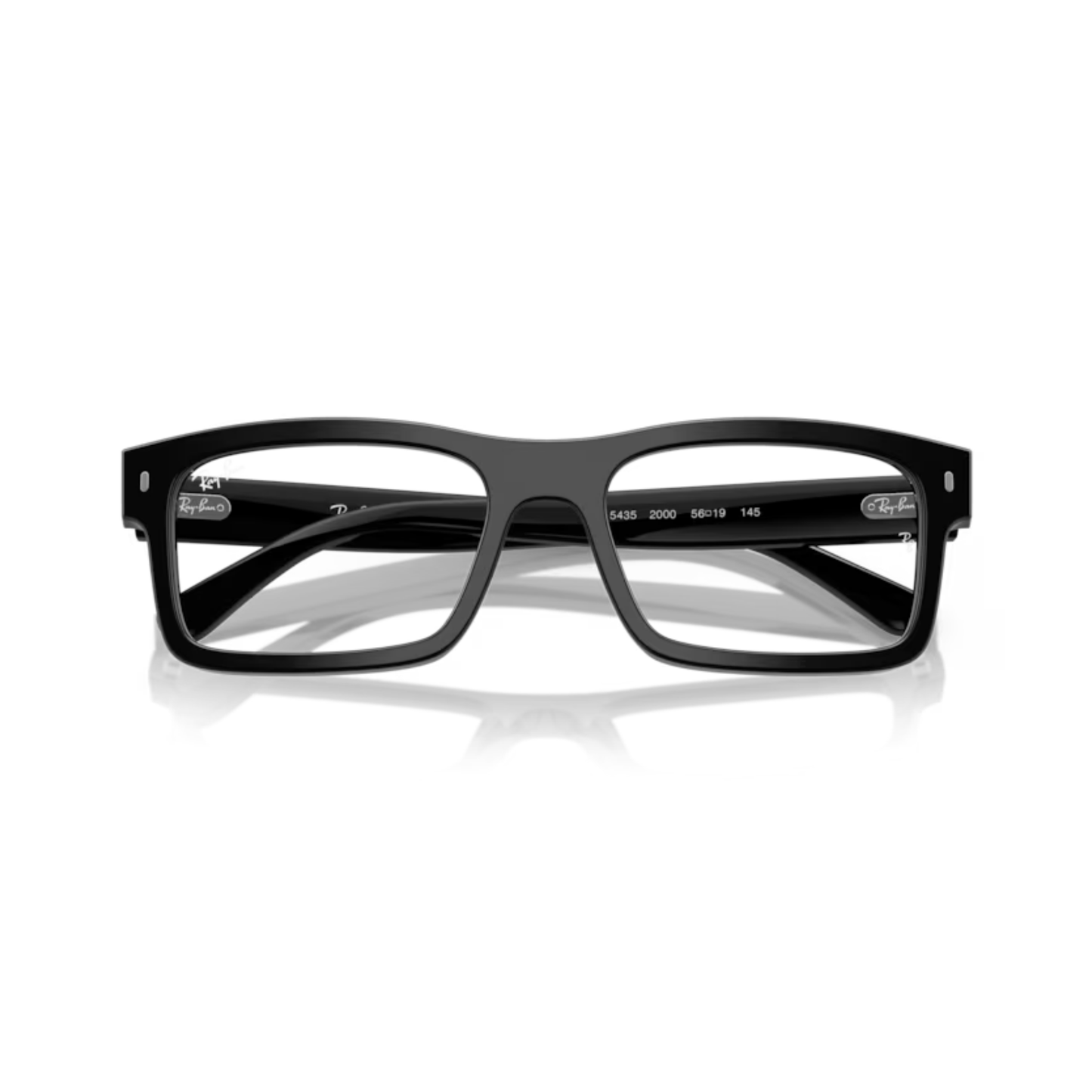 Ray-Ban RB5435 unisex acetate rectangle full-rim optical frame front view