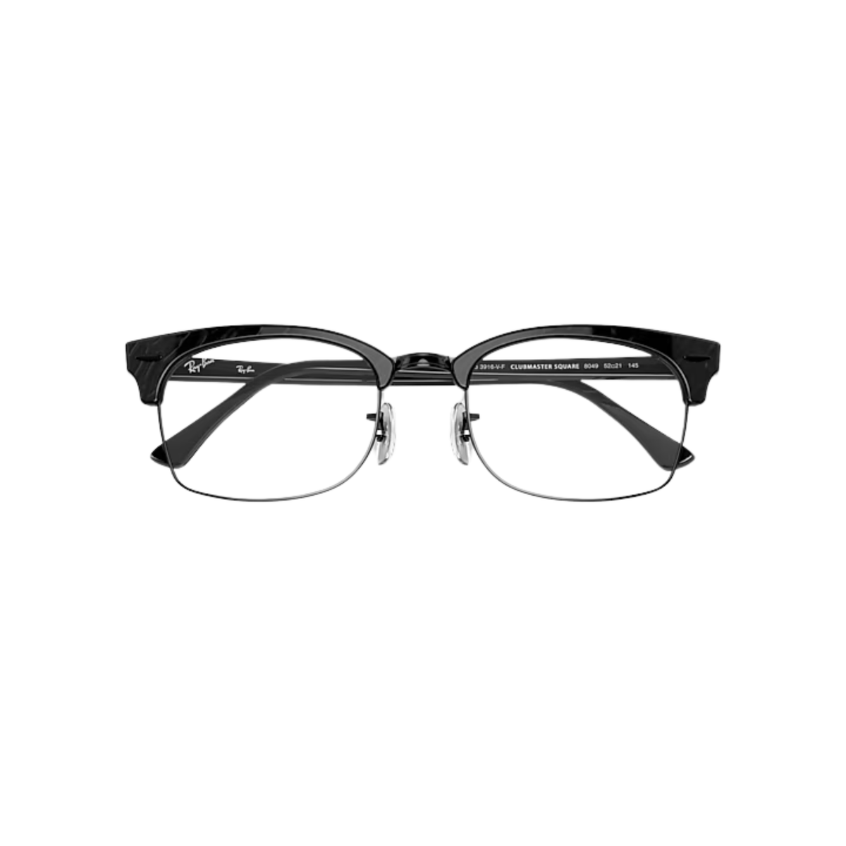 Ray-Ban RX3916VF unisex acetate rectangle Clubmaster optical frame front view