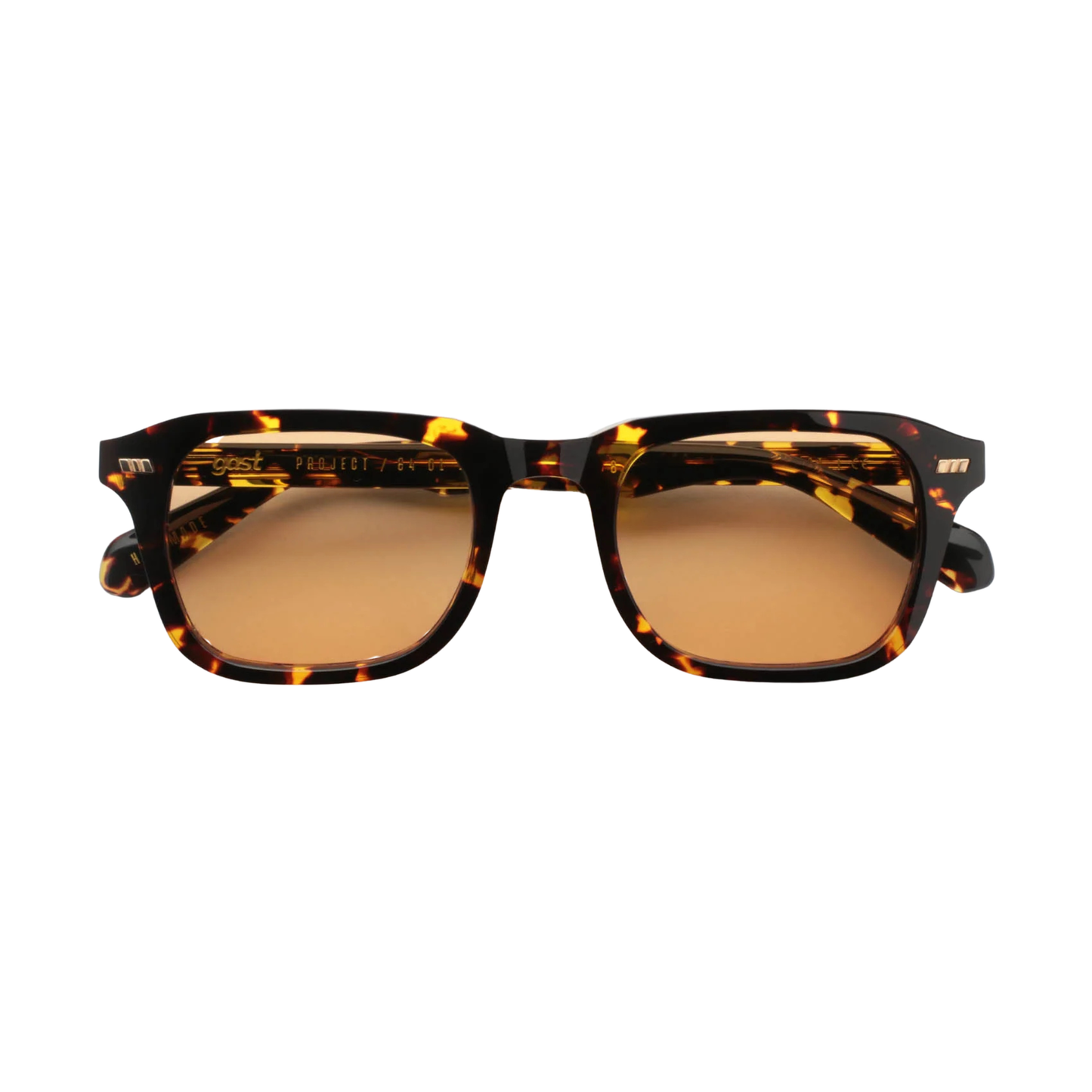 BrownHavanaFlame Segno square sunglasses for unisex wear