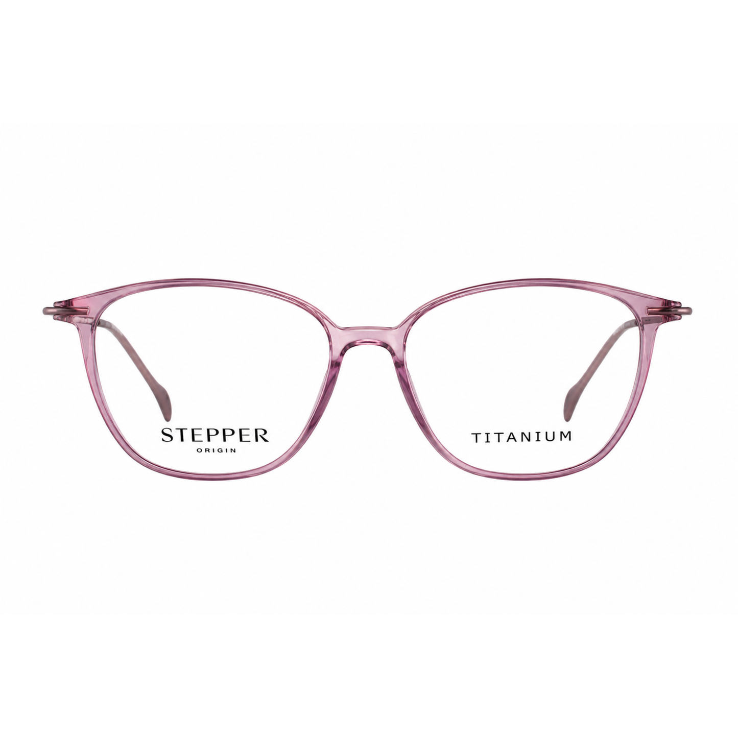 Stepper SI30234 women's cat-eye full-rim optical frame crafted from lightweight titanium.