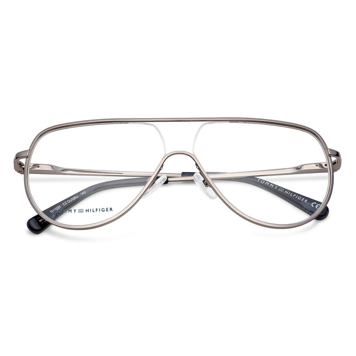 Tommy Hilfiger TH1031 men’s metal aviator optical frame with lightweight luxury styling