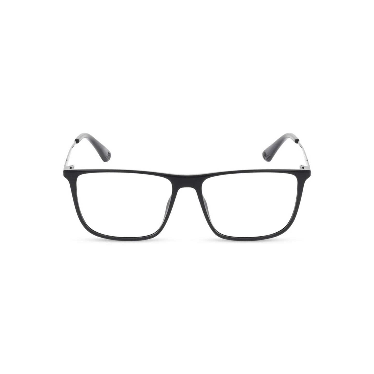 UPLP09K Clip-On unisex optical frame with detachable UV-protected sunglasses clip