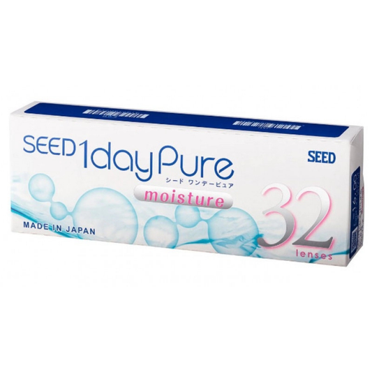 1 Day Pure 32 Pack daily disposable contact lenses for comfortable clear vision from Eye World Optics Exclusive