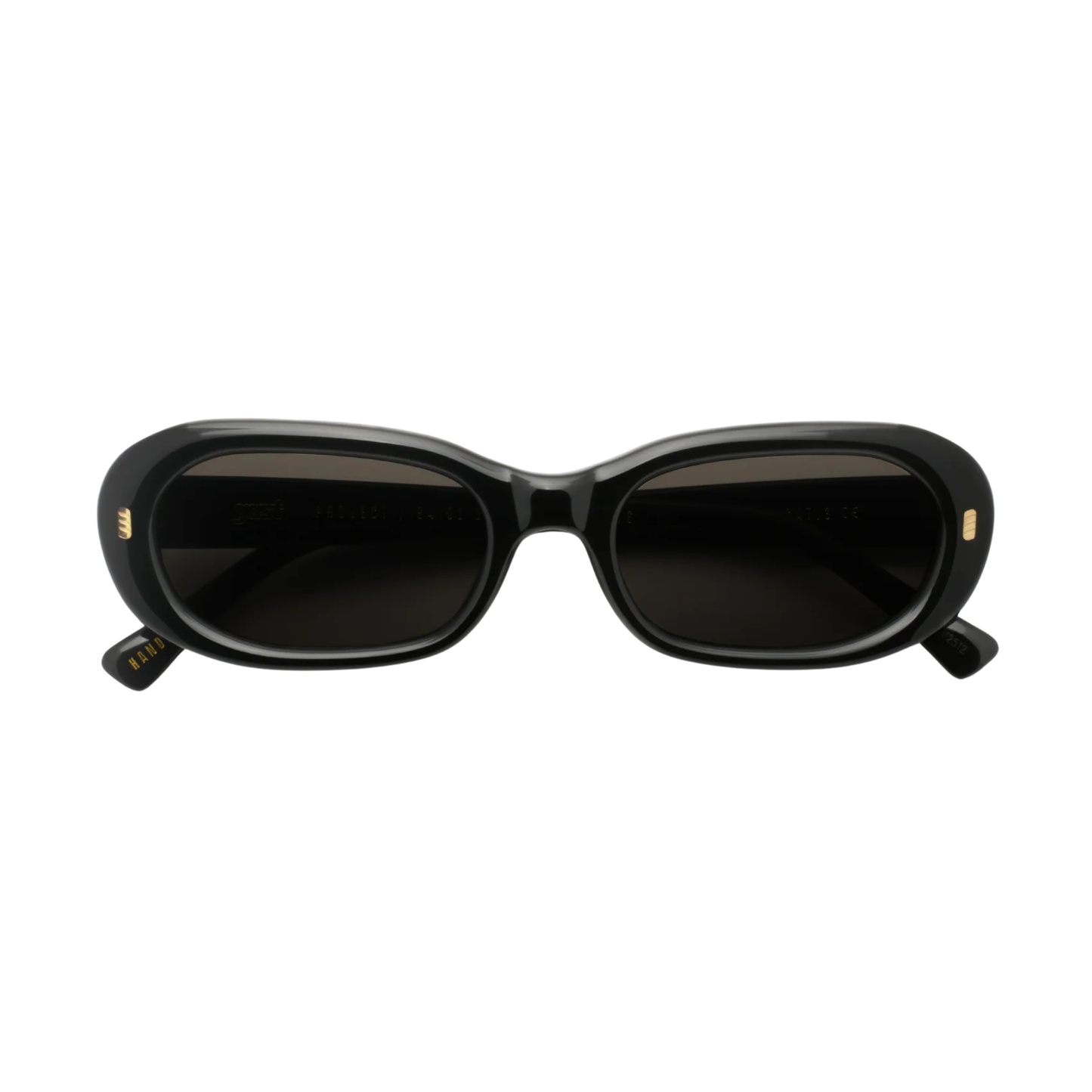 OndaBlack Onda oval sunglasses for women
