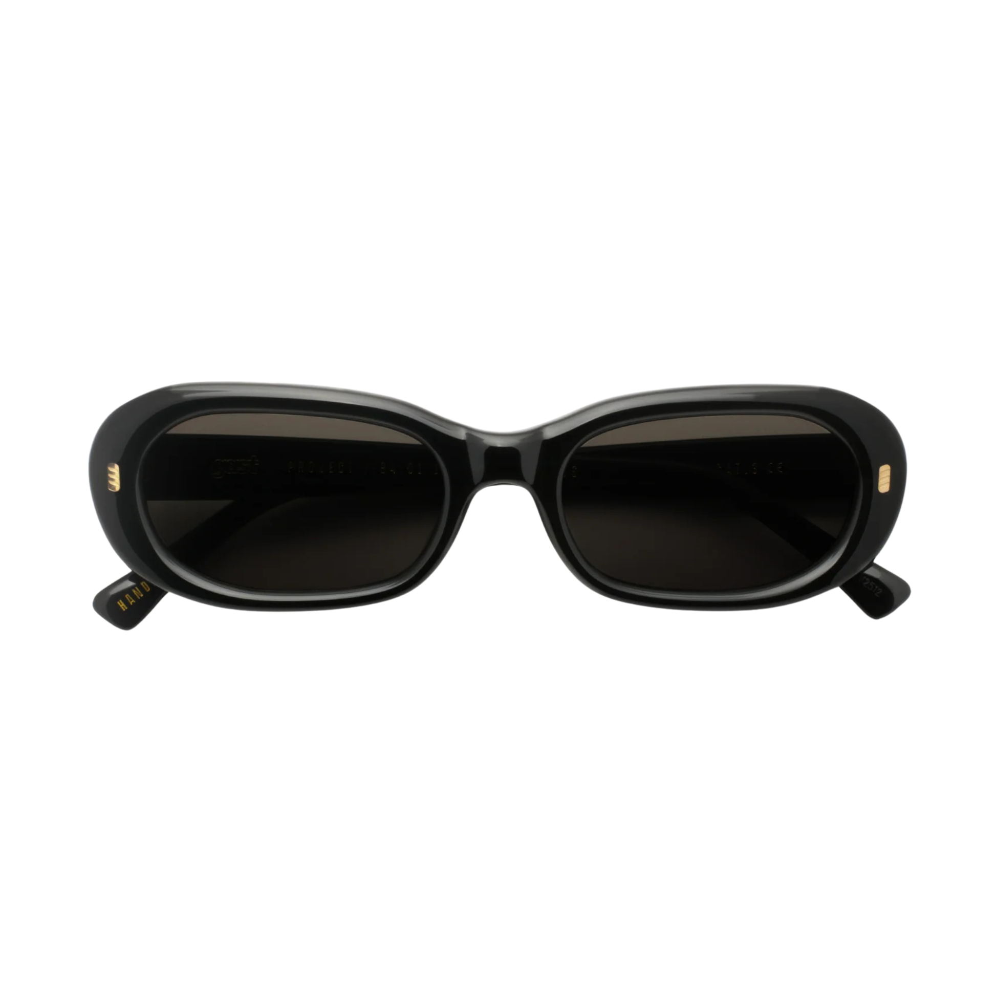 OndaBlack Onda oval sunglasses for women