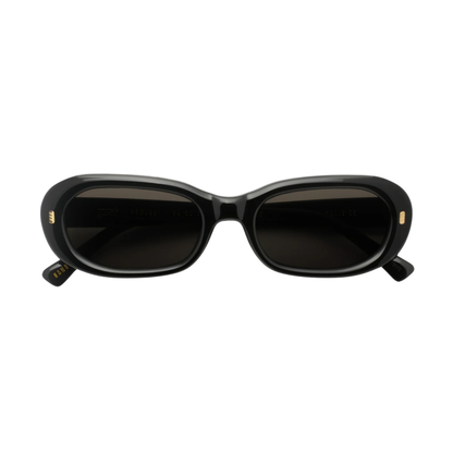 OndaBlack Onda oval sunglasses for women