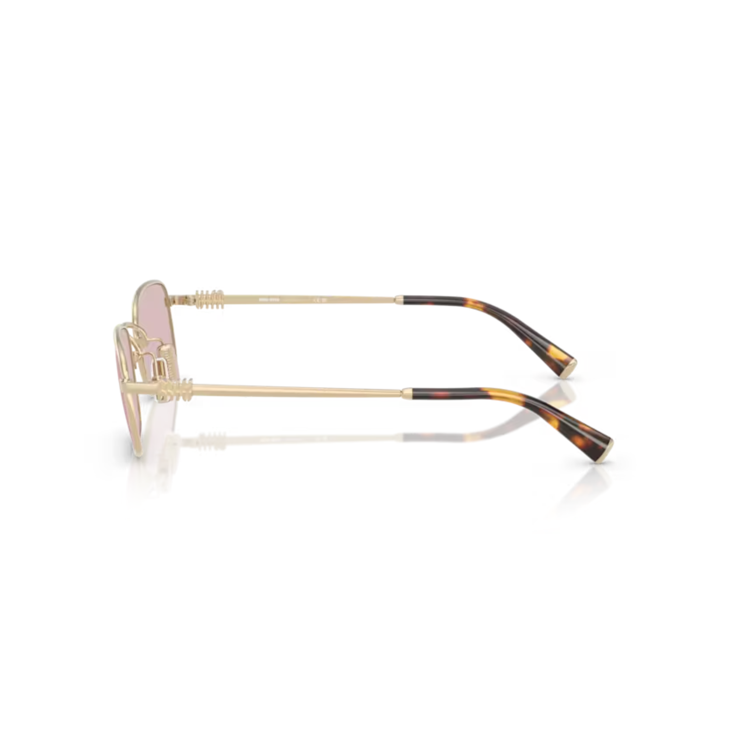 PaleGoldZVN4I0 Miu Miu MU A53S rectangle sunglasses for women