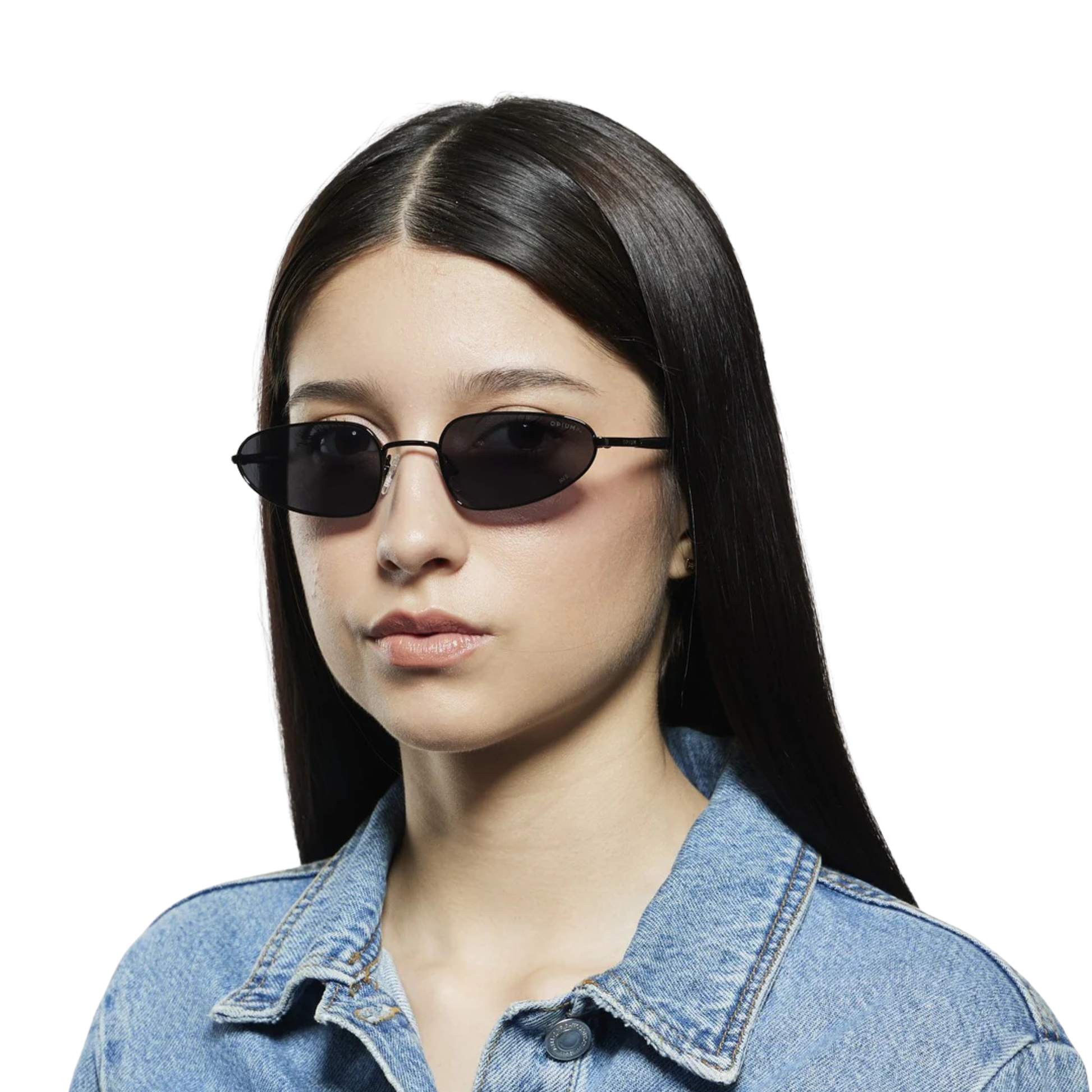 Opium OP10313 Women's Oval Sunglasses Lifestyle View