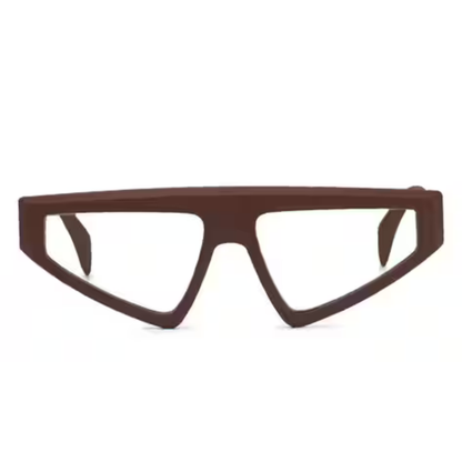 Stone 3D Lombardy unisex geometric optical frame with bold contemporary full-rim design. Front View 