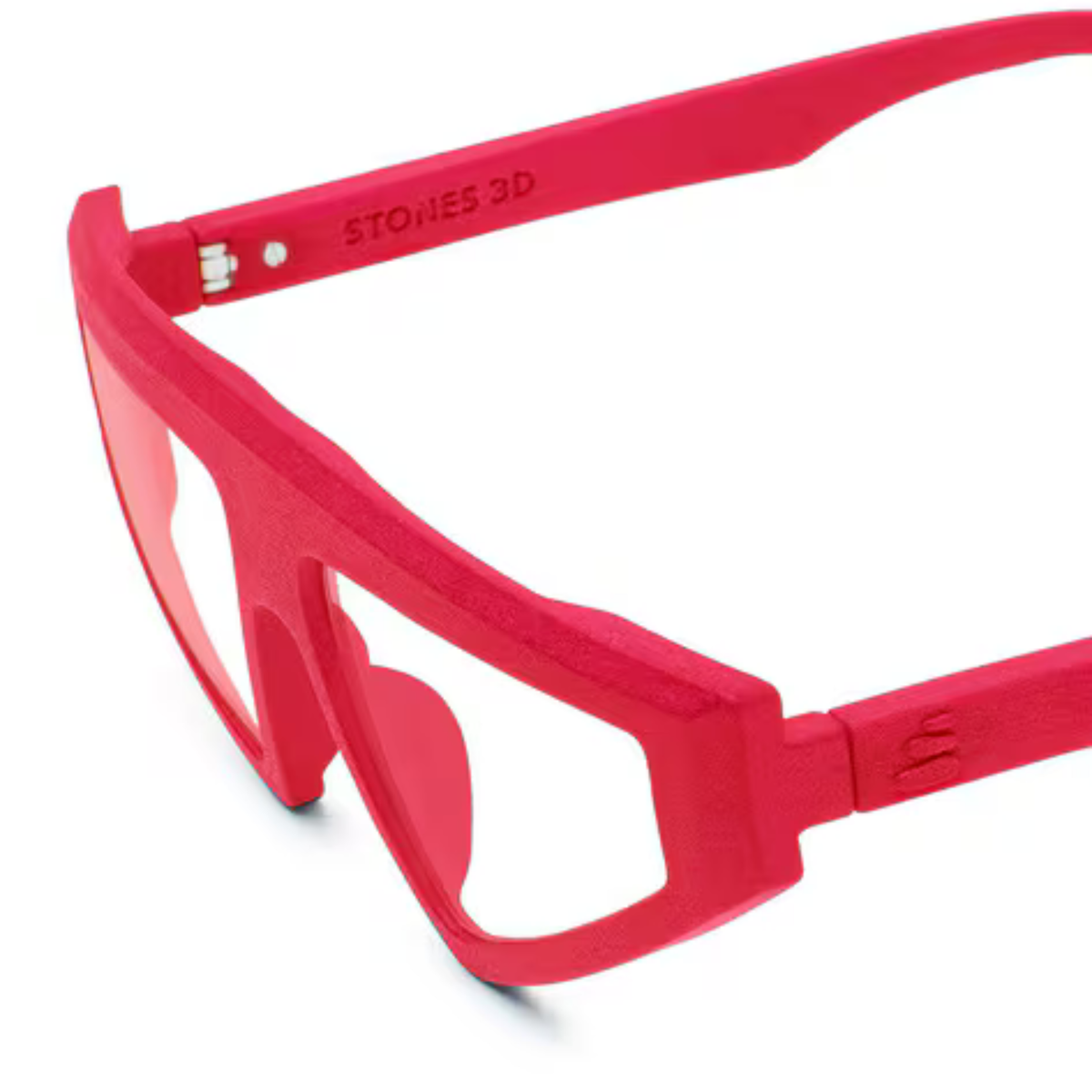 Stone 3D Lombardy unisex geometric optical frame with bold contemporary full-rim design.