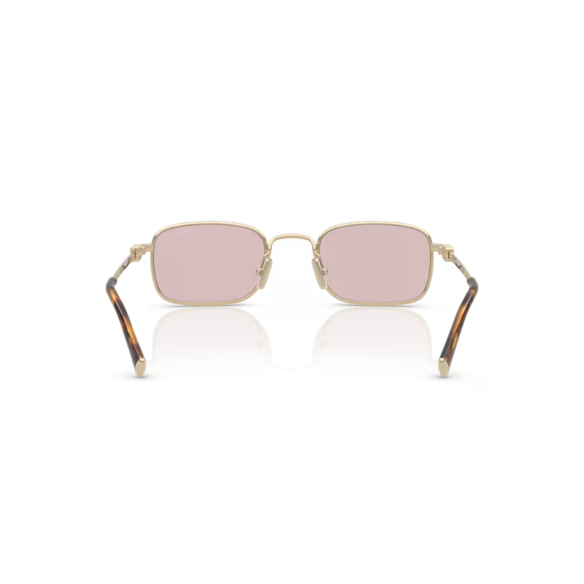 PaleGoldZVN4I0 Miu Miu MU A53S rectangle sunglasses for women