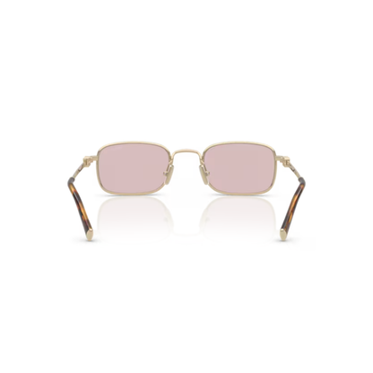 PaleGoldZVN4I0 Miu Miu MU A53S rectangle sunglasses for women