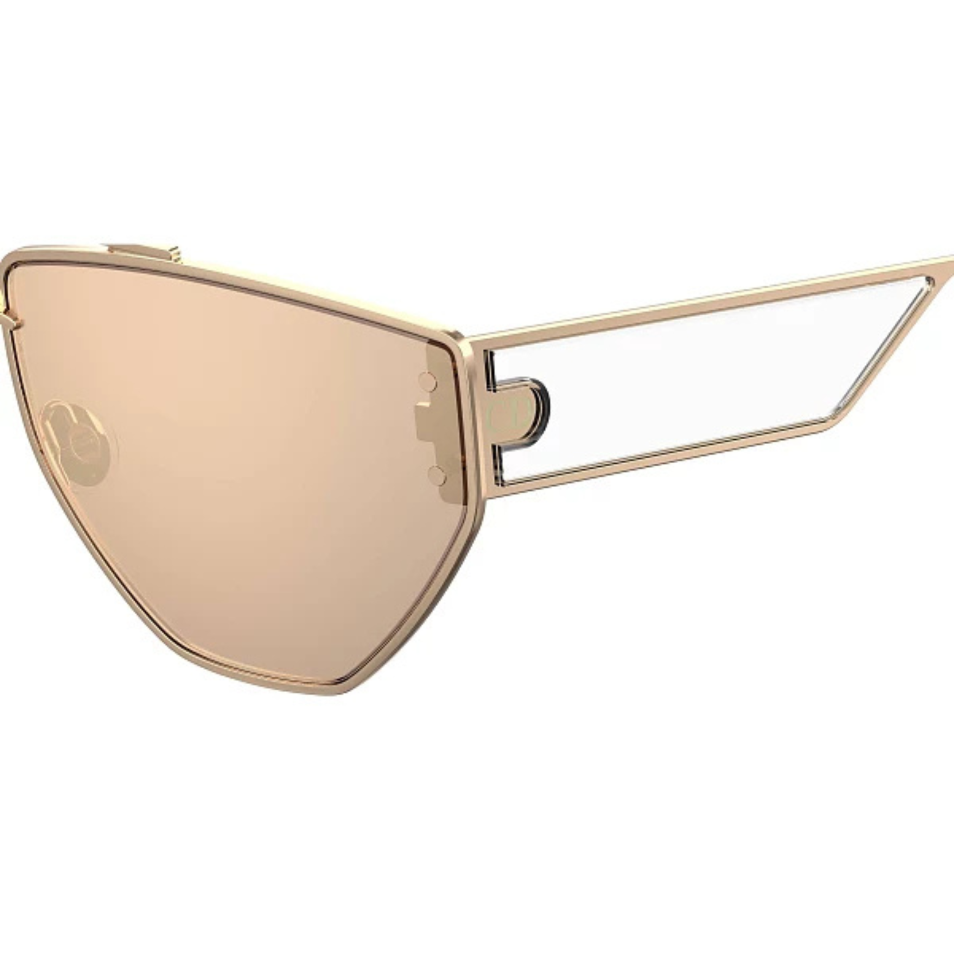 Dior CLAN2 women's irregular metal sunglasses with distinctive geometric design and UV-protective lenses.