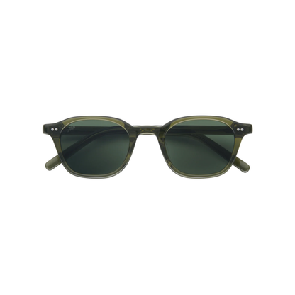 Akila A2619 unisex semi-square acetate sunglasses with a premium full-rim designer frame.