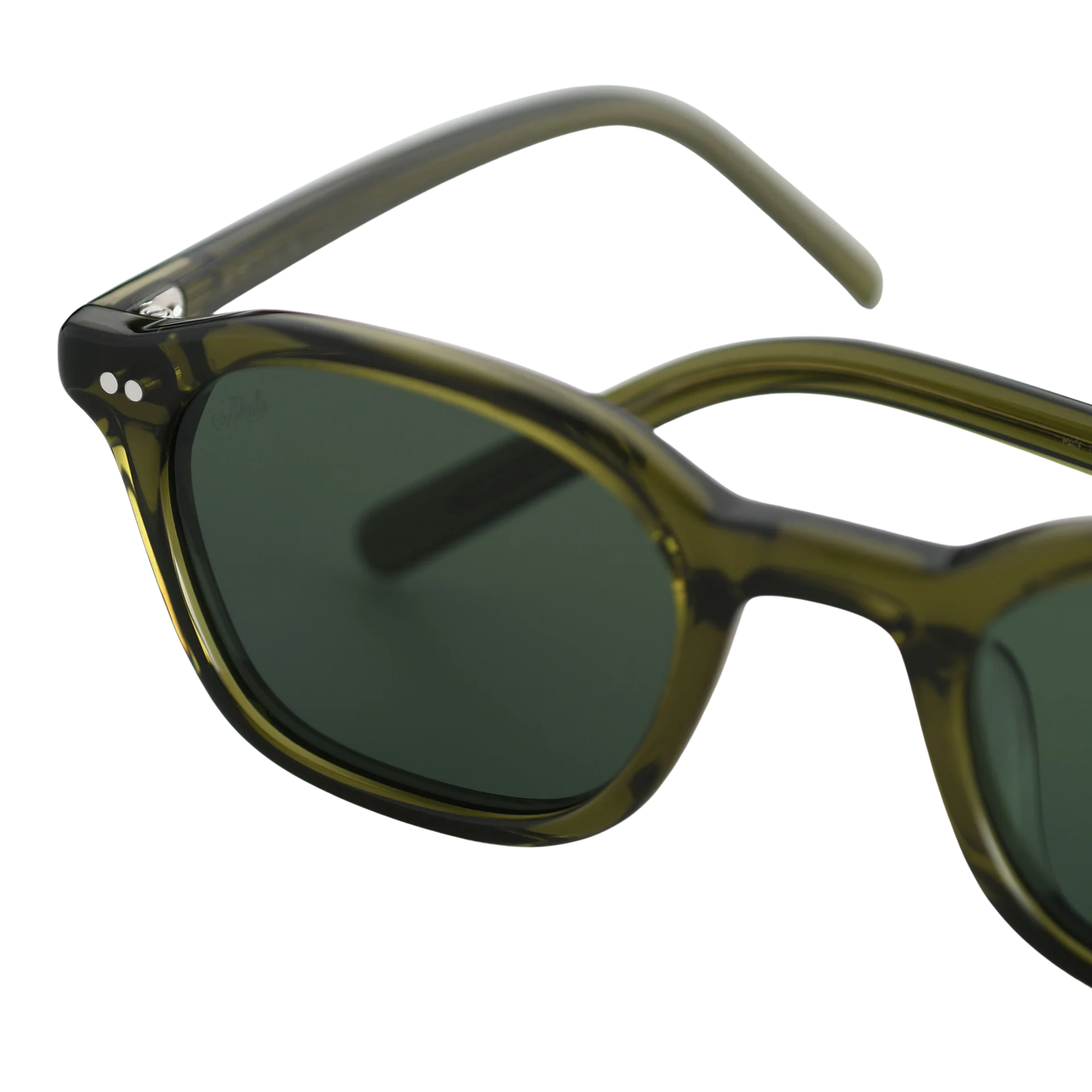 Akila A2619 unisex semi-square acetate sunglasses with a premium full-rim designer frame.