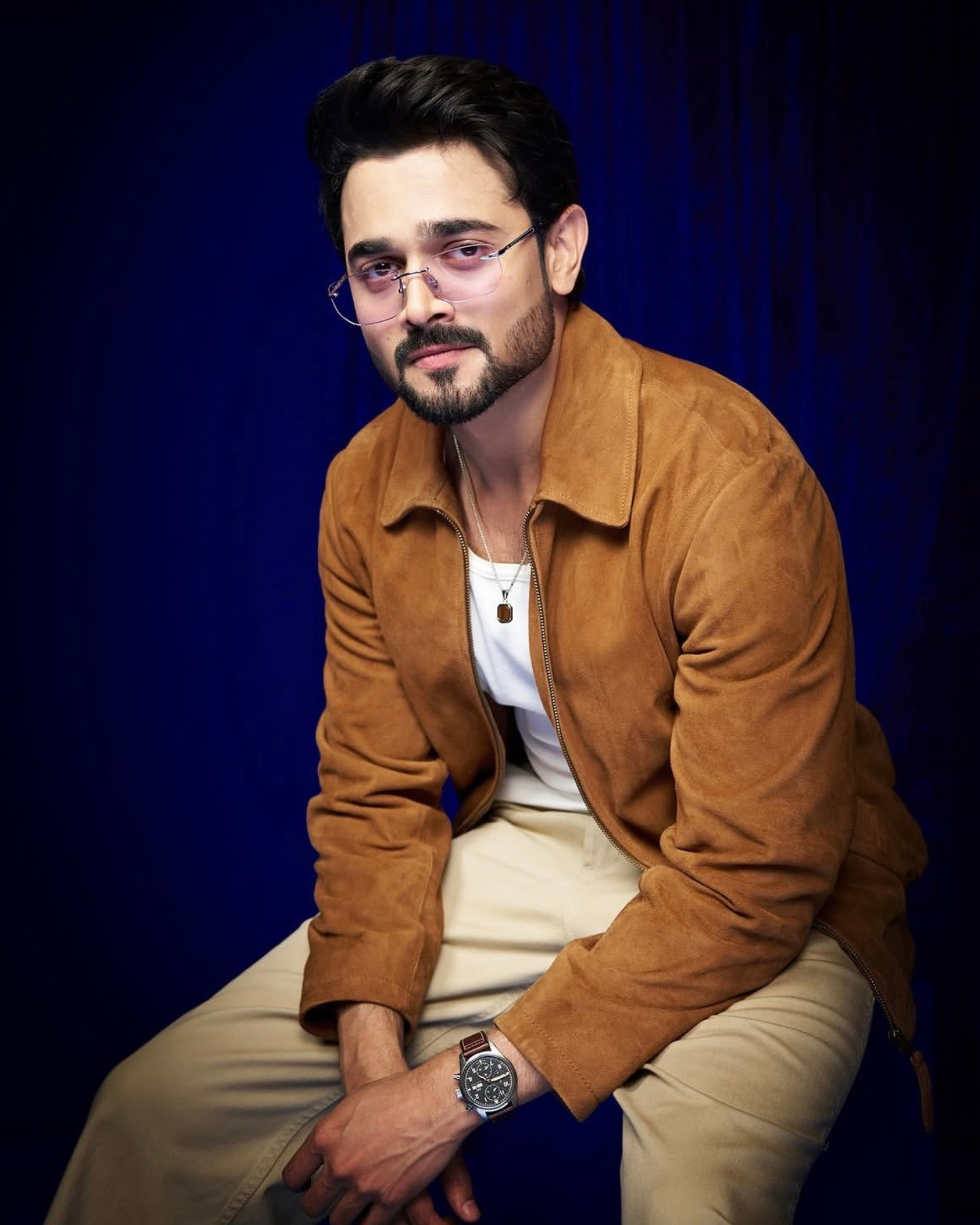 Bhuwan Bham Wearing Rayban Brand RB3768 model sunglasses Sourced by Eyeworld Optics Khar/Bandra/Mazgaon/BhendiBazaar