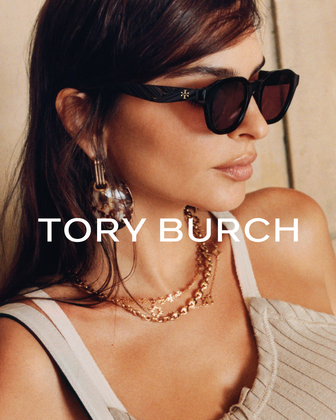 Tory Burch women’s eyewear featuring elegant designer frames with a modern, sophisticated look—perfect for everyday luxury style and premium fashion wear.
