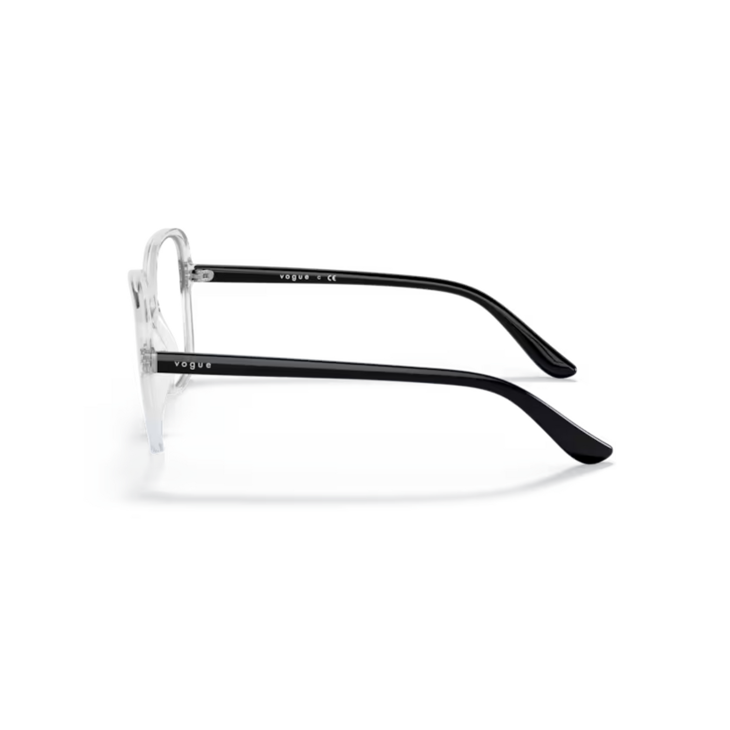 Vogue VO5373 Transparent/W745 square eyeglasses with lightweight full-rim frame and elegant everyday styling for women.