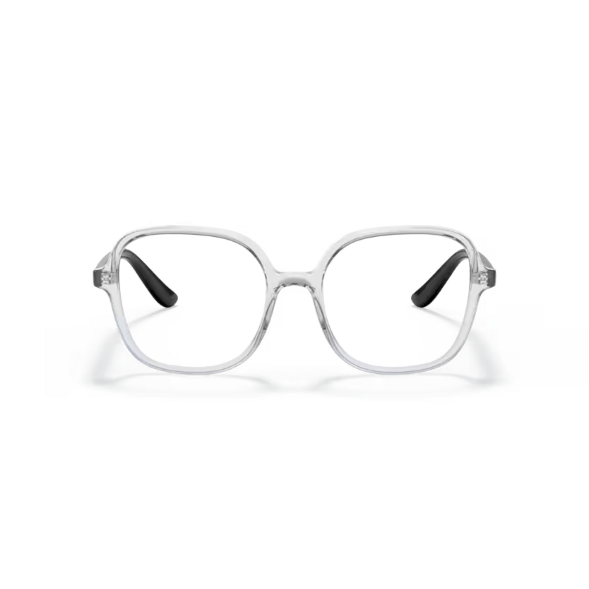 Vogue VO5373 Transparent/W745 square eyeglasses with lightweight full-rim frame and elegant everyday styling for women.