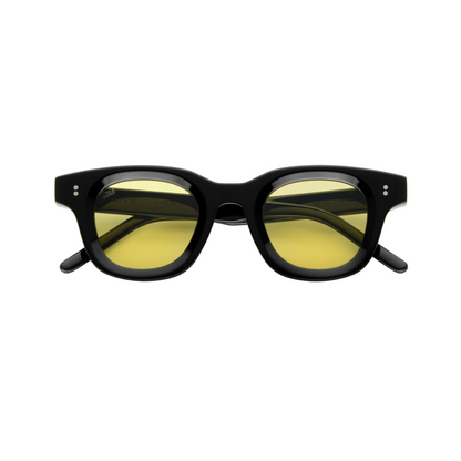 A-1922 Black / 01-78 Apollo Raw designer round optical frame with lightweight full-rim construction for stylish everyday prescription eyewear.
