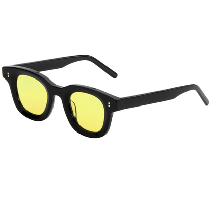 A-1922 Black / 01-78 Apollo Raw designer round optical frame with lightweight full-rim construction for stylish everyday prescription eyewear.