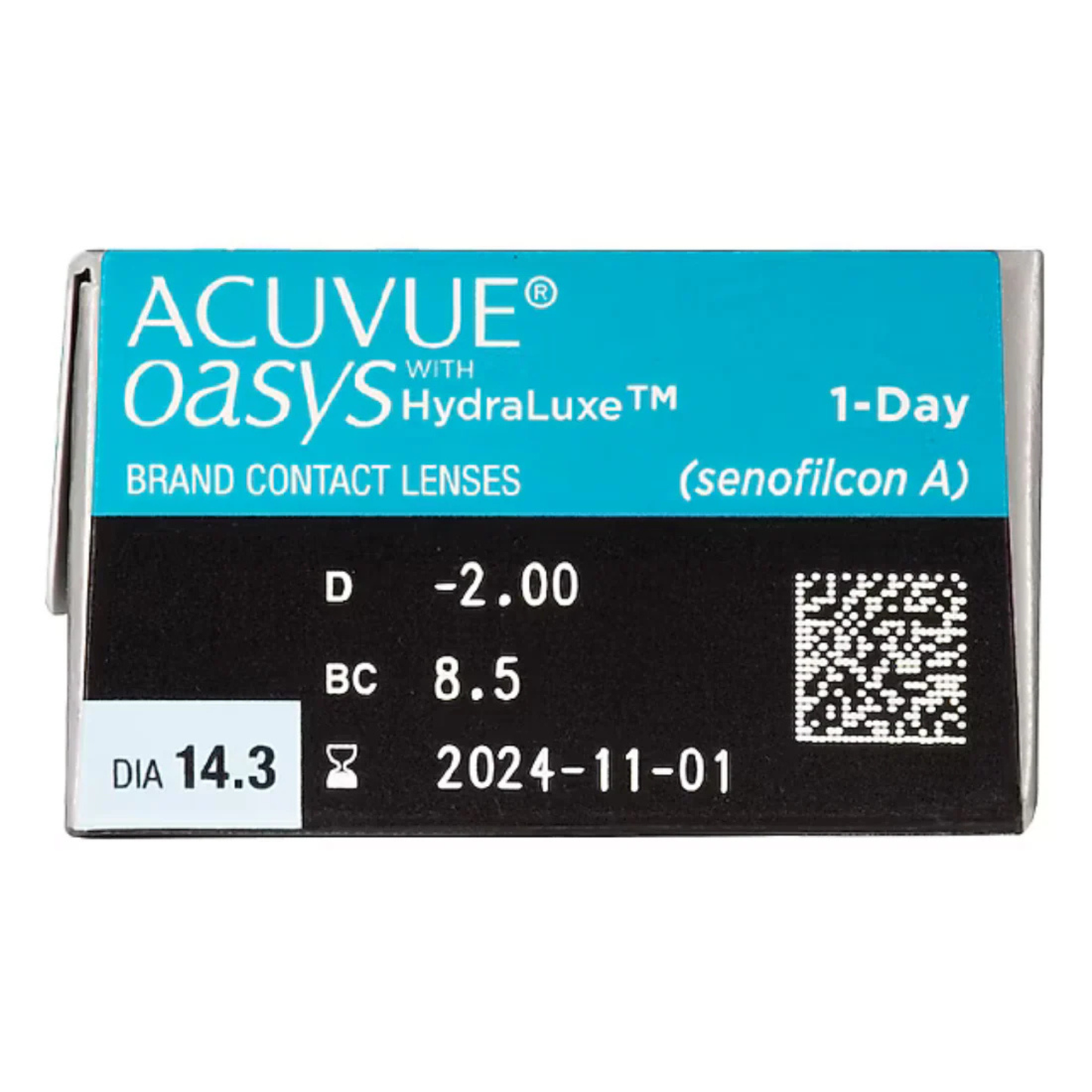 Acuvue Oasys with HydraLuxe 30 Pack daily disposable silicone hydrogel contact lenses with UV protection